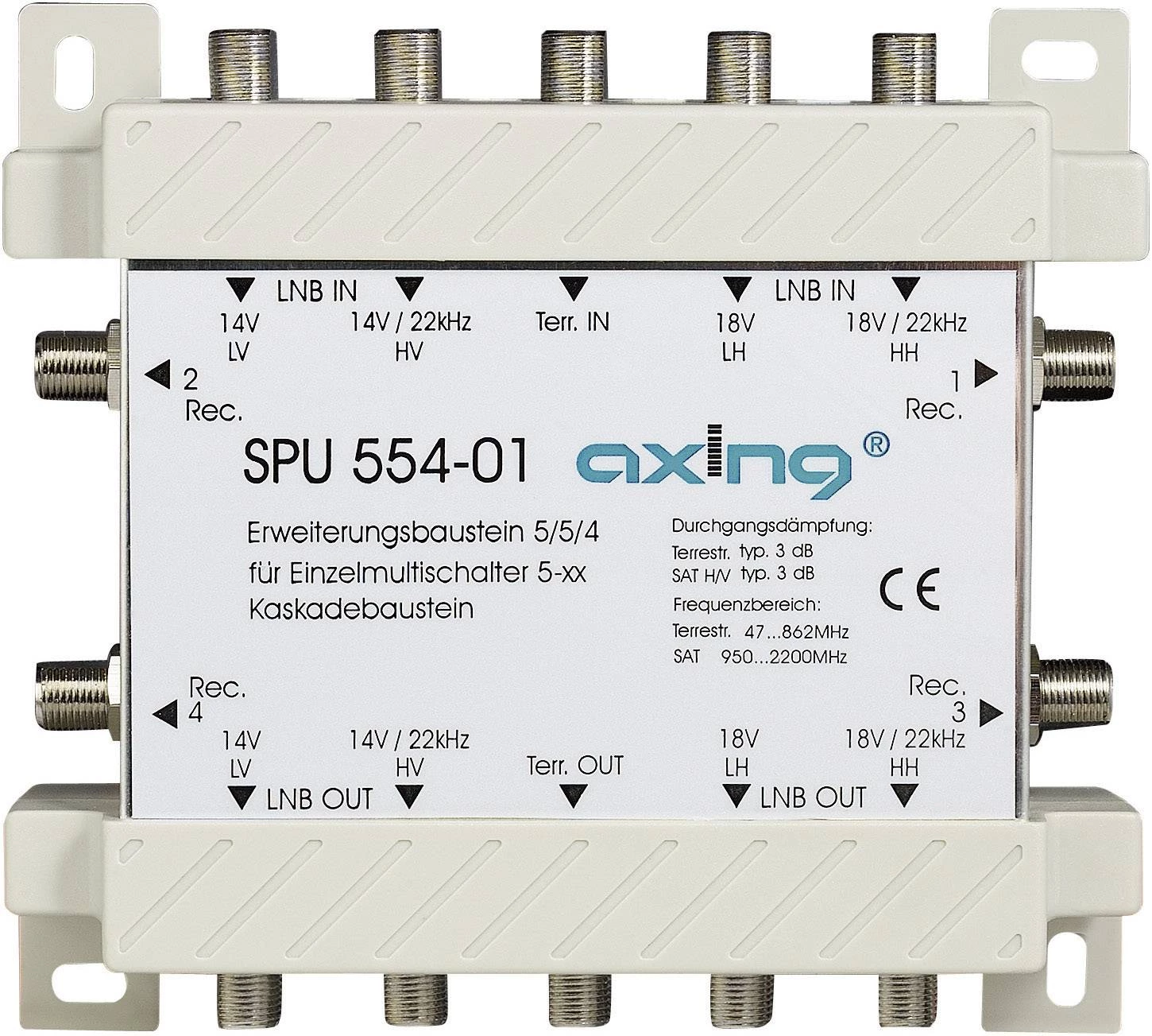 Satelitski preklopnik, proširen, kaskadni