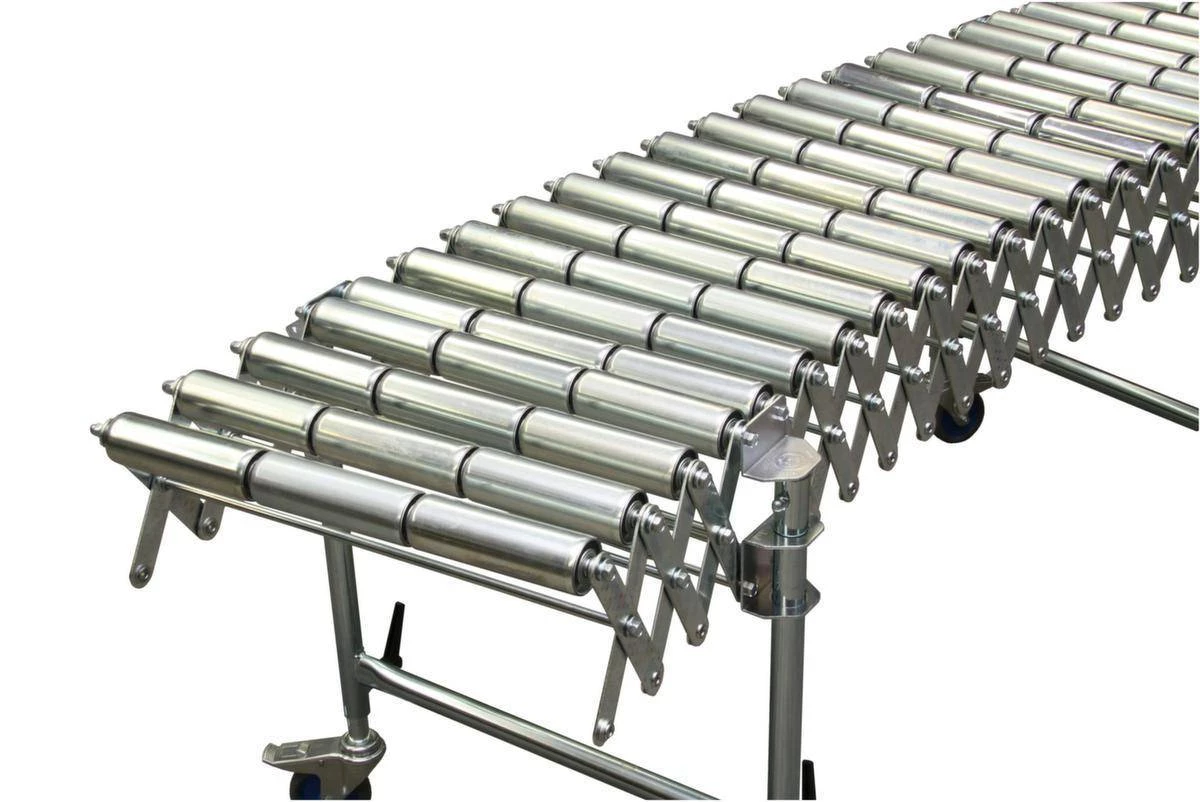 Škarasti valjkasti transporteri sa čeličnim valjcima