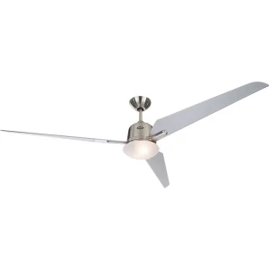 Stropni ventilator CasaFan Eco Aviatos 162 BN-SL (promjer) 162 cm boja krila: krom (češljani), boja kućišta: srebrno-siva slika