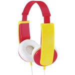 Dječje slušalice s ograničenjem glasnoće JVC HA-KD5-R-E crvena, žuta
