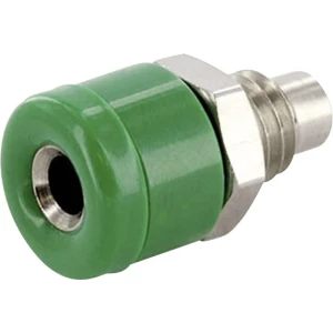 Laboratorijska utičnica, ugradna vertikal Pin-: 2.6 mm zelene boje econ connect HOBGN 1 komad slika