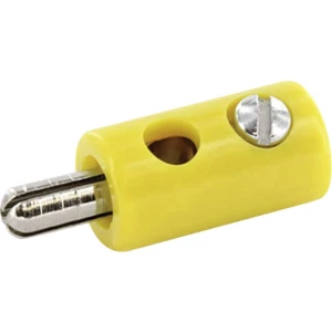 Laboratorijski utikač, ravan Pin-: 2.6 mm žute boje econ connect HOSGE 1 komad slika