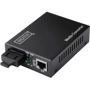 Konvetor medija Digitus DN-82021-1 Singlemode, 10/100Base-TX u 100Base-FX, uklj. strujni adapter SC utičnica, do 20km 100 MBit/s slika