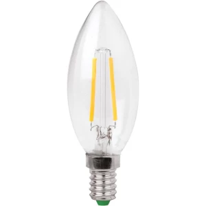 LED žarulja (jednobojna) Megaman 230 V E14 3.2 W = 25 W topla bijela KEU: A+ oblik svijeće (promjer x D) 35 mm x 101 mm filament slika