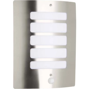 LED vanjska zidna svjetiljka sa senzorom pokreta, energijsko štedna žarulja E27 60 W Brilliant Todd 47698/82 nehrđajući čelik slika