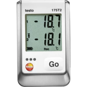 Zapisivač podataka temperature testo 175 T2 mjerno područje temperature -40 do +120 °C kalibrirano prema ISO standardu slika