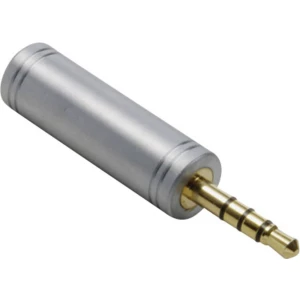 Klinken audio adapter [1x klinken utikač 3.5 mm - 1x klinken utičnica 3.5 mm] zlatne boje BKL Electronic slika