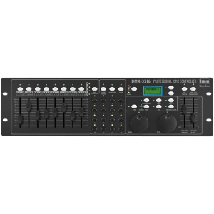 DMX kontroler IMG Stage Line DMX-3216 kontrola zvuka, 19 inčni dizajn slika