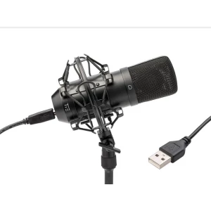 USB studijski mikrofon Tie Studio CONDENSOR MIC USB povezivanje kablom uklj. mreža, uklj. kabel slika