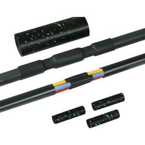 Komplet stezaljka za grijanje s kabelom za spojne vijke--područje: 20 - 75 mm HellermannTyton 380-04016 LVK-C-4x16-50 PO-X BK sa slika