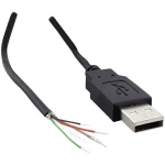 USB A utikač 2.0 s otvorenim krajem kabela, ravni utikač USB A utikač 2.0 BKL Electronic sadržaj: 1 kom.