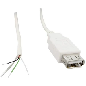 USB A sklopka 2.0 s otvorenim krajem kabela, ravna sklopka USB A sklopka 2.0 BKL Electronic sadržaj: 1 kom. slika