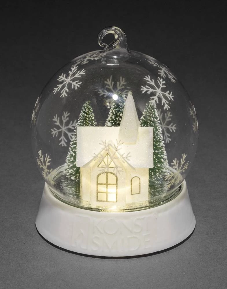 Staklena kugla s tajmerom, toplo bijela LED Konstsmide 3395-000 bijele boje