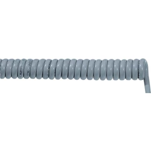 Spiralni kabel UNITRONIC® SPIRAL LiF2Y11Y 200 mm / 800 mm 7 x 0.25 mm sive boje LappKabel 73220366 5 kom. slika