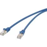 RJ45 mrežni kabel CAT 5e F/UTP 1 m plave boje, sa zaštitom od odvajanja Renkforce