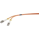 Staklena vlakna Svjetlovodi Priključni kabel [1x Muški konektor LC - 1x Muški konektor LC] 50/125 µ Multimode OM2 2 m Renk