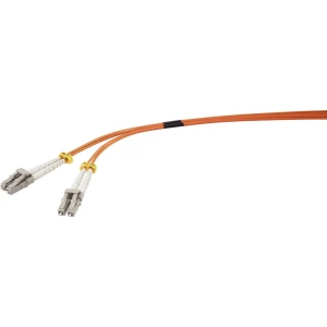 Staklena vlakna Svjetlovodi Priključni kabel [1x Muški konektor LC - 1x Muški konektor LC] 50/125 µ Multimode OM2 2 m Renk slika