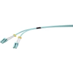 Staklena vlakna Svjetlovodi Priključni kabel [1x Muški konektor LC - 1x Muški konektor LC] 50/125 µ Multimode OM3 2 m Renk