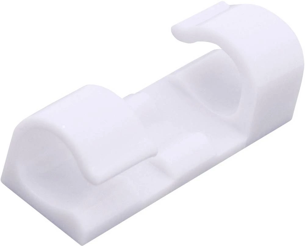 Samoljepljivi držač kabla TC-6649832 93015c305r TRU COMPONENTS bijela 1 kom. slika