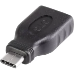 USB 3.0 Adapter [1x Muški konektor USB-C™ - 1x Ženski konektor USB 3.0 tipa A] Crna s OTG funkcijom, pozlaćeni kontakti Re