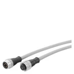 Siemens 6XV18225BE50 Mrežni kabel, priključni kabel za štednjak 7/8 utikač za napajanje ET 200, kabel s 2 7/8 utikačima, 0,5 m