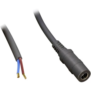 Niskovoltni priključni kabel TRU COMPONENTS niskovoltni ženski konektor - kabel, otvoreni kraj 5.50 mm 2.10 mm 5 m 1 kom. slika
