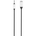 USB / Utičnica Audio Priključni kabel [1x Muški konektor USB-C™ - 1x 3,5 mm banana utikač] 1.2 m Crna Aluminijski utikač R slika