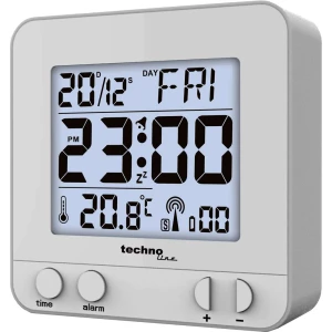 Techno Line WT235 radijski kontrolirani sat, srebrne boje slika