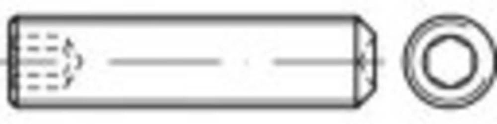 Navojni zatik M3 20 mm Nehrđajući čelik A4 TOOLCRAFT TO-5358183 50 ST slika