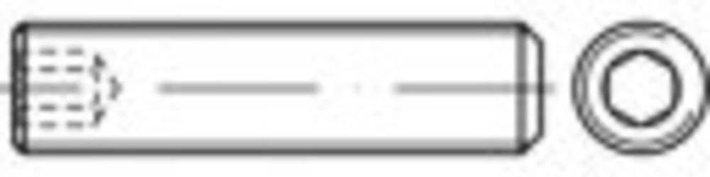 Navojni zatik M16 20 mm Nehrđajući čelik A2 TOOLCRAFT TO-5369844 10 ST slika