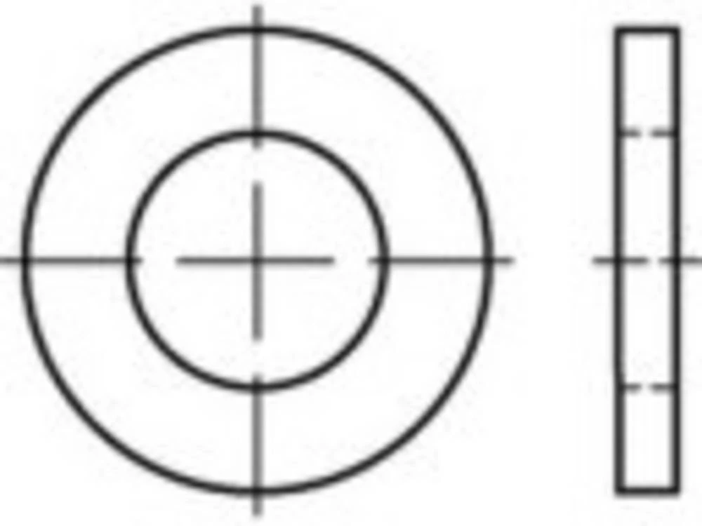 Podložne pločice 5,5 mm DIN 3017 Čelik Galvansko pocinčani 250 ST TOOLCRAFT TO-5386173 slika