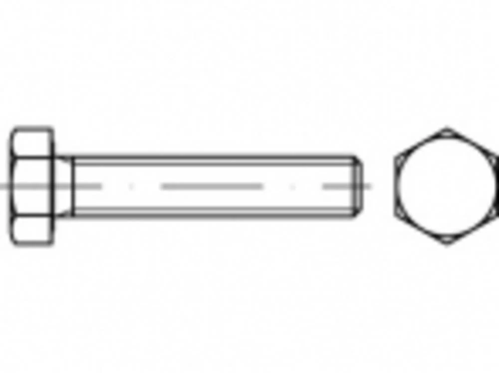 Vijci s šesterokutnom glavom M24 140 mm Vanjski šesterokutni ISO 4017 1 ST TOOLCRAFT TO-5404182 slika