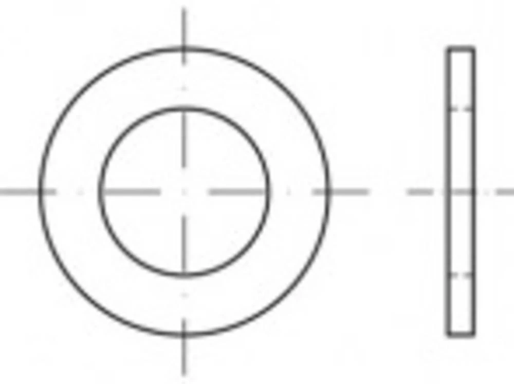 Podložne pločice 3 mm ISO 7434 Čelik 5000 ST TOOLCRAFT TO-5433789 slika