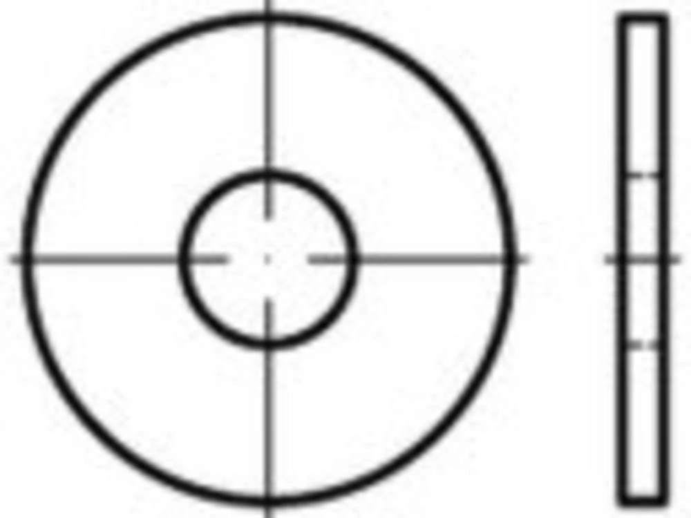 Podložne pločice 3 mm ISO 7435 Čelik 1000 ST TOOLCRAFT TO-5433882 slika