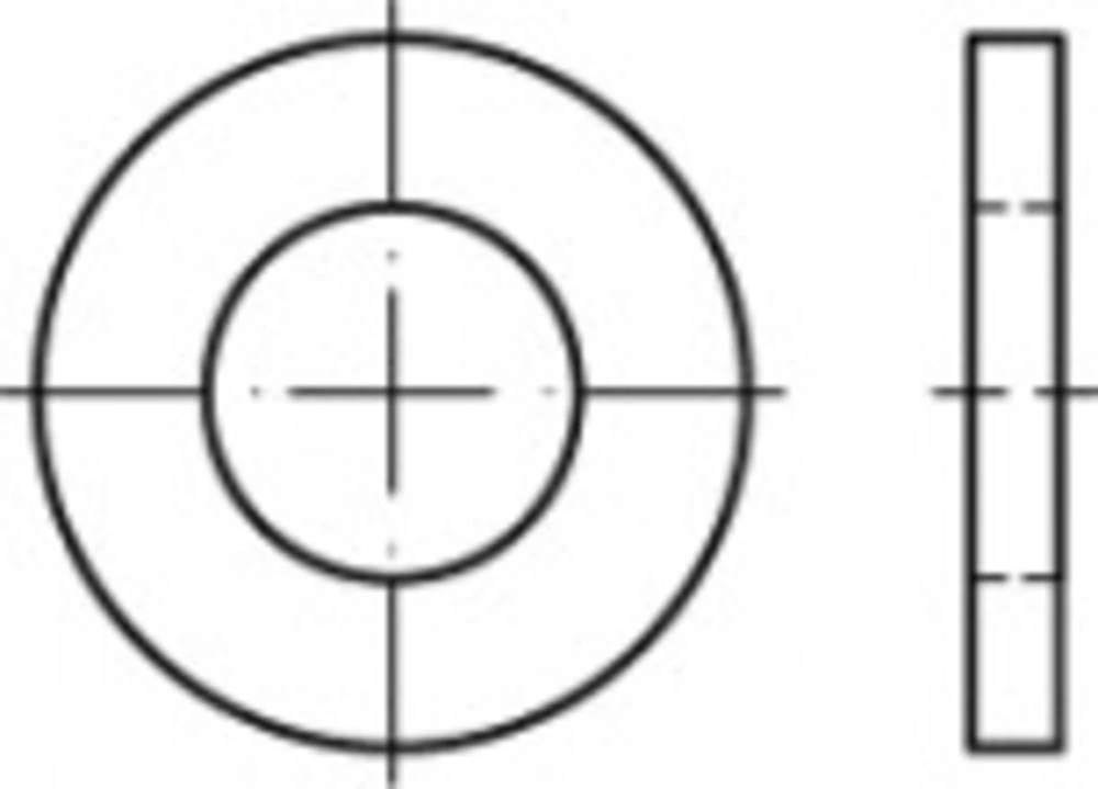 Podložne pločice 100 mm ISO 8745 Čelik 1 ST TOOLCRAFT TO-5437221 slika