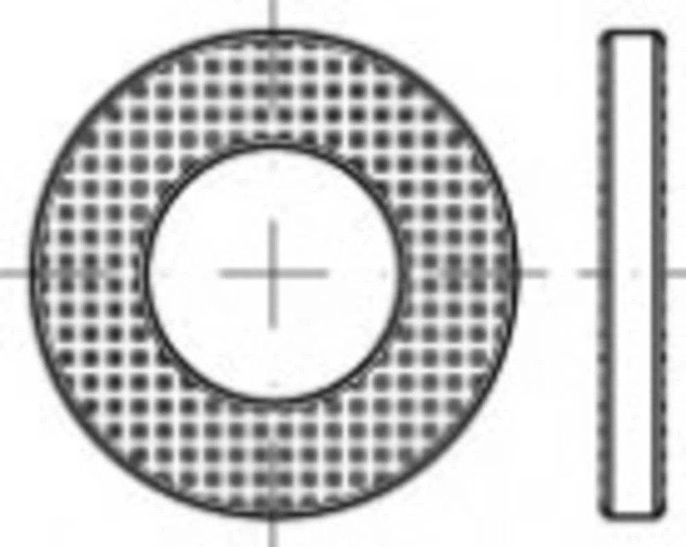 Podložne pločice 10 mm 88119 Čelik 200 ST TOOLCRAFT TO-5444190 slika