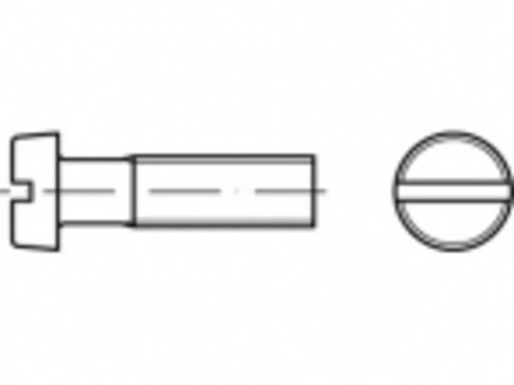 Vijci s cilindričnom glavom M2 5 mm Utor ISO 1207 Mjed 200 ST TOOLCRAFT TO-5451165 slika