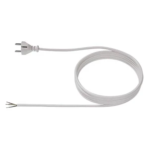 Bachmann 311.273 Mrežni kabel, priključni kabel za štednjak Bachmann 311.273 bijeli kabel od 1,5 m Bijela slika