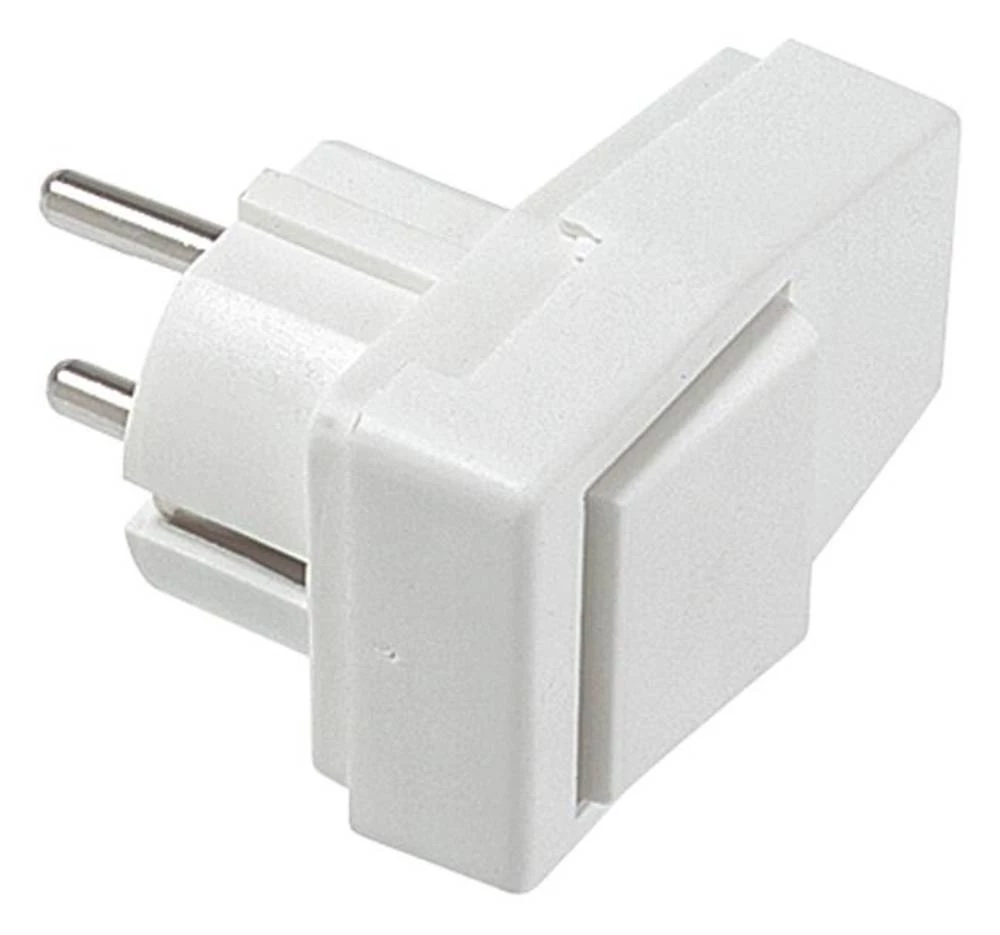 Utikač sa zaštitnim kontaktom Plastika s prekidačem 250 V Bijela IP20 Bachmann 911.271 slika