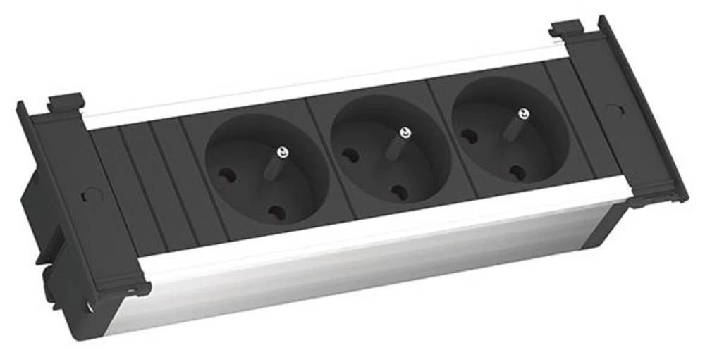 Razdjelna letva sa zaštitom od prenapona Siva Utičnica Bachmann 927.003 slika