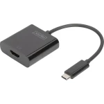 USB / HDMI Adapter [1x Muški konektor USB-C™ - 1x Ženski konektor HDMI] Crna Digitus