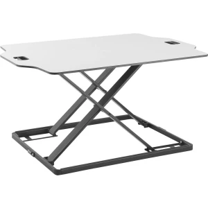 Digitus DA-90382 Radni stol za sjedenje-stajanje ATT.FX.HEIGHT_RANGE: 3 Do 40 cm Bijela, Crna slika