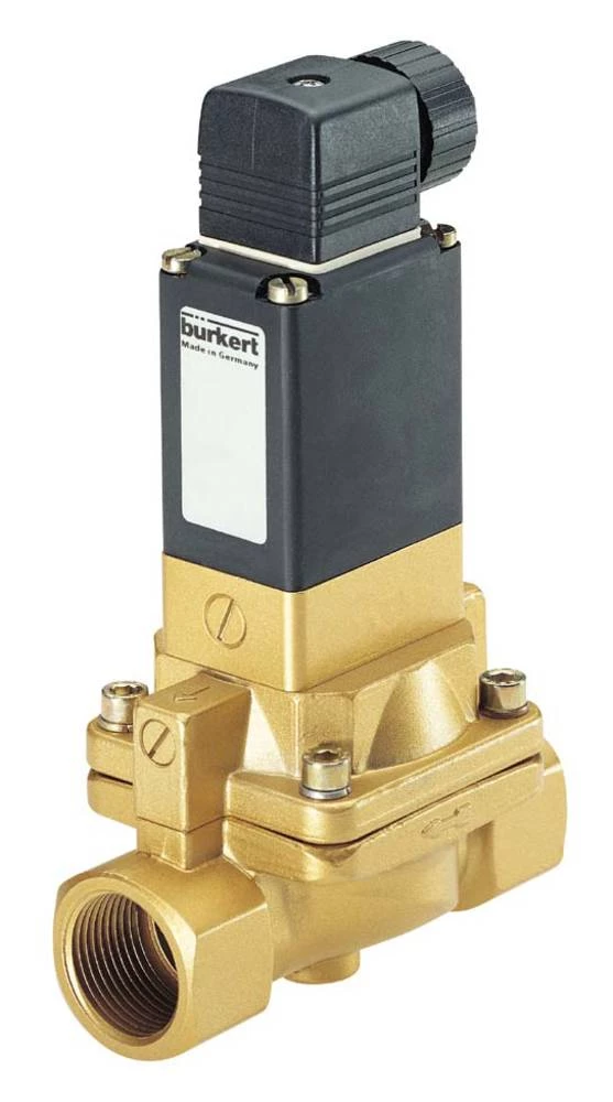 2/2-razvodni ventil s servo upravljanjem Bürkert 134489 230 V/AC G 1/2 nazivna širina 13 mm kućište od mjeda, brtveni materijal slika