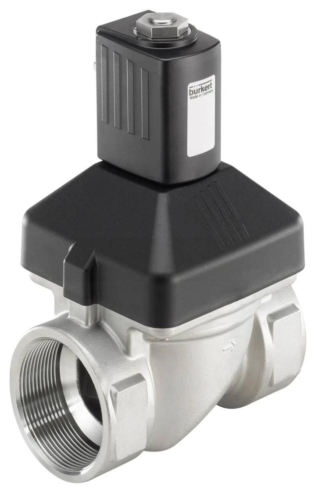 2/2-razvodni ventil s servo upravljanjem Bürkert 222207 230 V/AC G 2 nazivna širina 40 mm kućište od nehrđajućeg čelika, brtveni slika