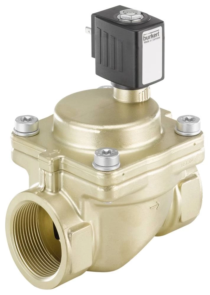 2/2-razvodni ventil s servo upravljanjem Bürkert 221862 24 V/DC G 1 1/2 nazivna širina 40 mm kućište od mjeda, brtveni materijal slika