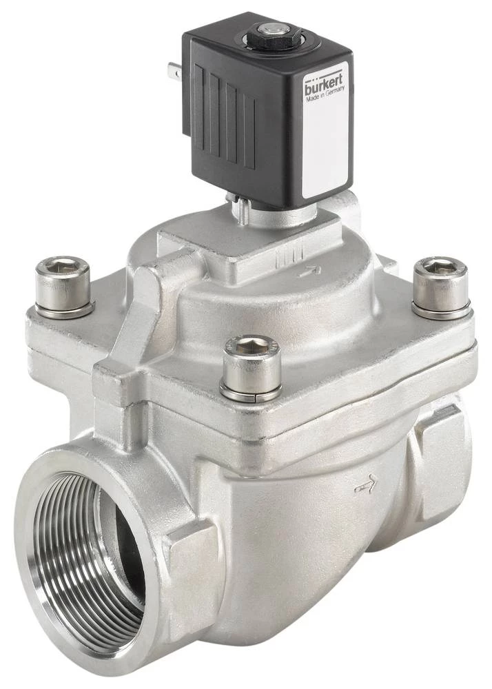 2/2-razvodni ventil s servo upravljanjem Bürkert 228400 24 V/AC G 1 1/2 nazivna širina 40 mm kućište od nehrđajućeg čelika, brtv slika