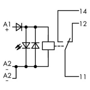 Industrijski relej 1 komad WAGO 789-304 Nazivni napon: 24 V/DC struja prebacivanja (maks.): 12 A 1 izmjenjivač slika