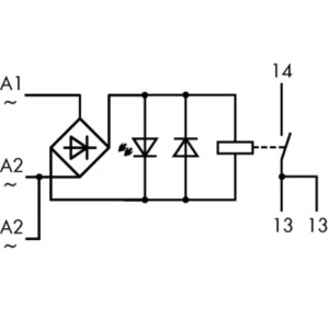 Industrijski relej 1 komad WAGO 789-520 Nazivni napon: 24 V/AC struja prebacivanja (maks.): 16 A 1 zatvarač slika