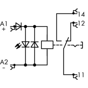 Industrijski relej 1 komad WAGO 789-1341 Nazivni napon: 24 V/DC struja prebacivanja (maks.): 16 A 1 izmjenjivač slika