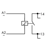 Industrijski relej 1 komad WAGO 789-570 Nazivni napon: 230 V/AC struja prebacivanja (maks.): 16 A 1 zatvarač